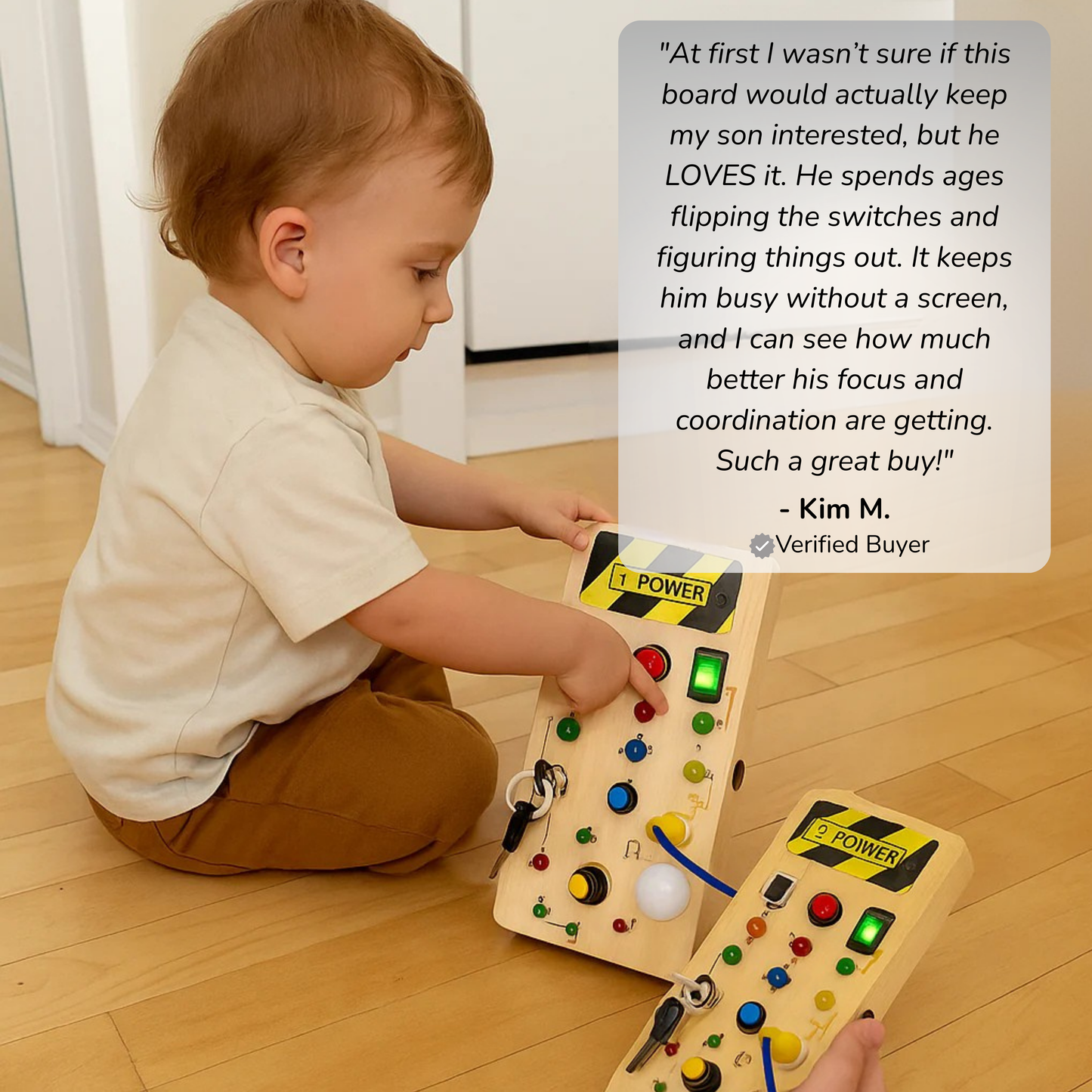 BrightStart™| Montessori Switch Board